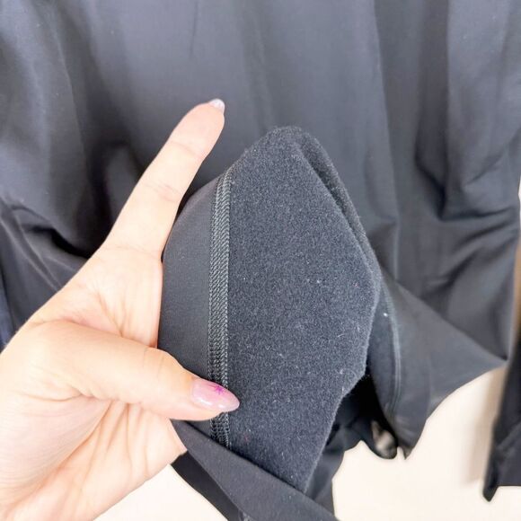 Sweaty Betty Pullover Quarter Zip Black Sweatshirt Size XL - Picture 4 of 4